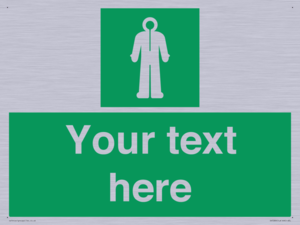 Custom sign safe condition Survival clothing